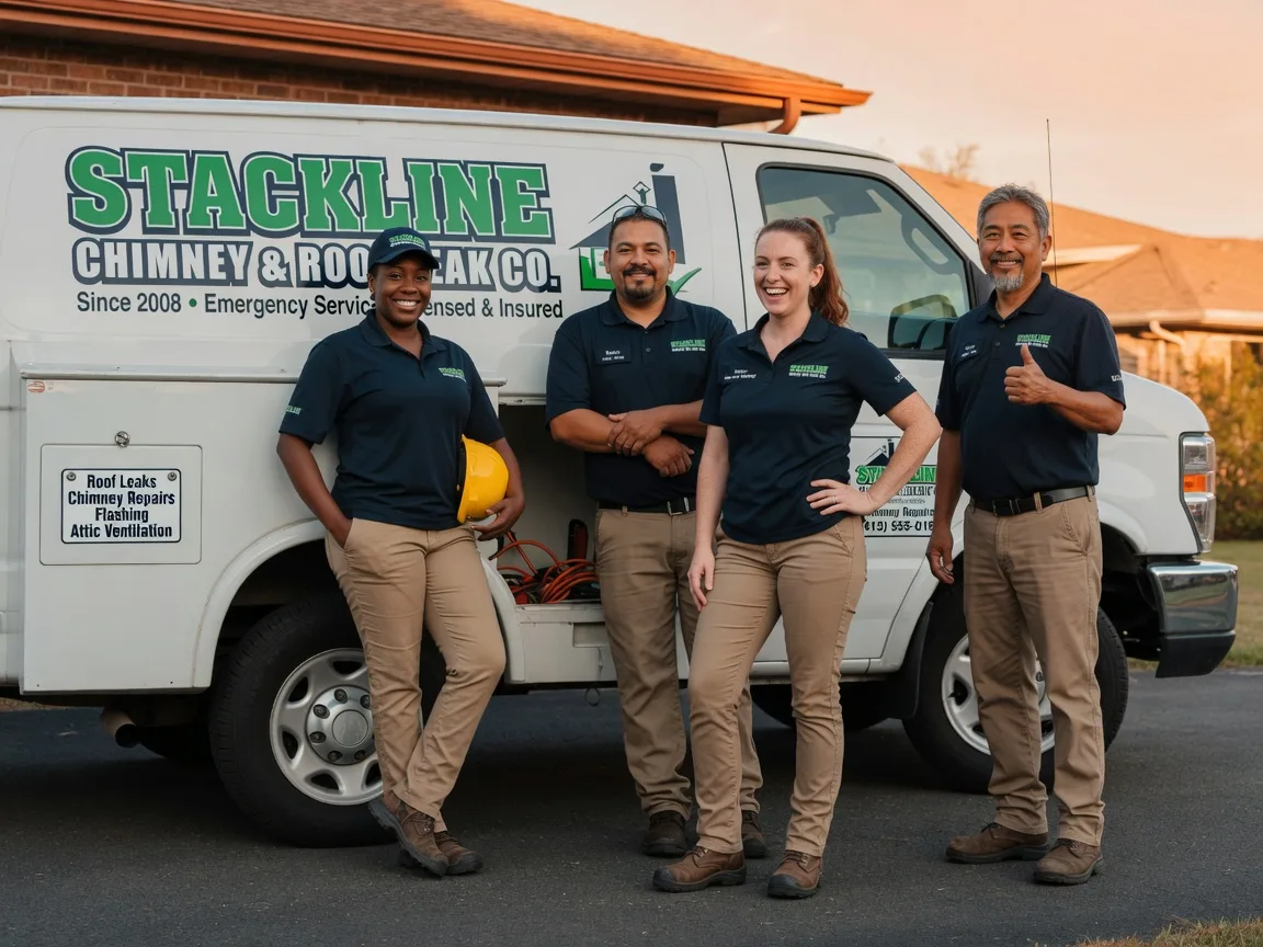 Chimney flashing repair company in Seagrove, NC